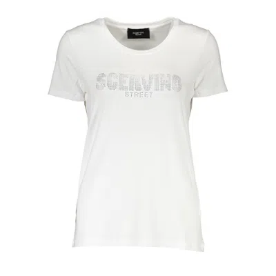 Scervino Street White Elastane Women T-shirt
