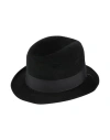 Scha Woman Hat Black Size M Textile Fibers In Black
