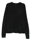 Schaeffer's Garment Hotel Round-neck Sweatshirt In Black