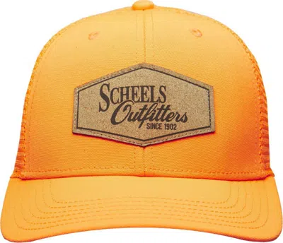 Scheels Outfitters Men's  Cork Patch Adjustable Hat In Orange