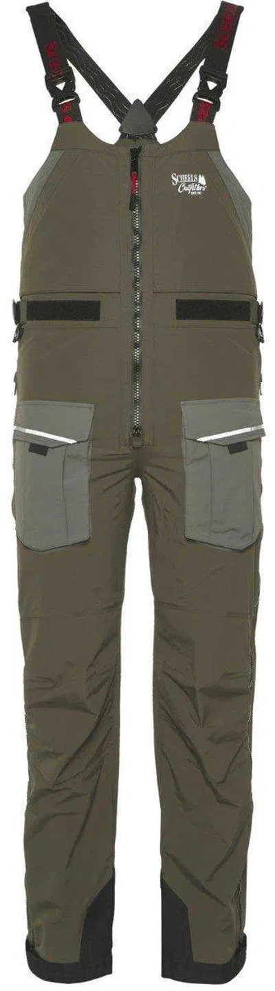 Scheels Outfitters Men's  Creel Bay Waterproof Rain Bibs In Green