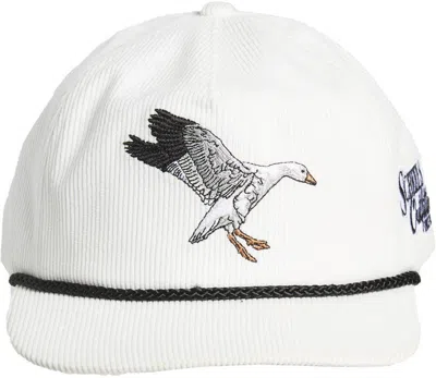 Scheels Outfitters So Cordaroy Snow Goose Rope Adjustable Hat In White
