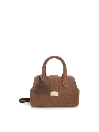 Schell Satchel Bag In Brown