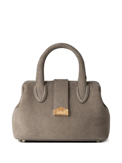 Schell Top-handles Detachable-strap Tote Bag In Gray