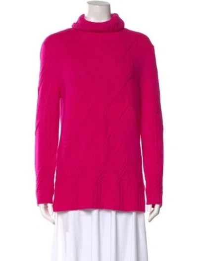 Pre-owned Schiaparelli 2019 Cashmere Sweater In Pink