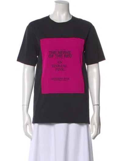 Pre-owned Schiaparelli 2019 Graphic Print T-shirt In Purple