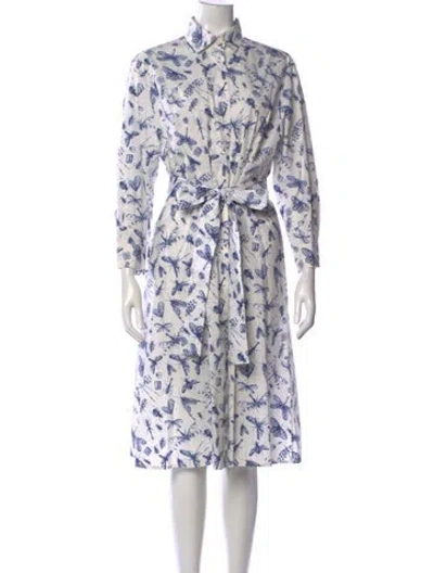 Pre-owned Schiaparelli 2019 Midi Length Dress In Multi