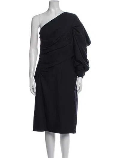 Pre-owned Schiaparelli 2021 Knee-length Dress In Blue