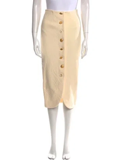 Pre-owned Schiaparelli 2021 Midi Length Skirt In Neutral