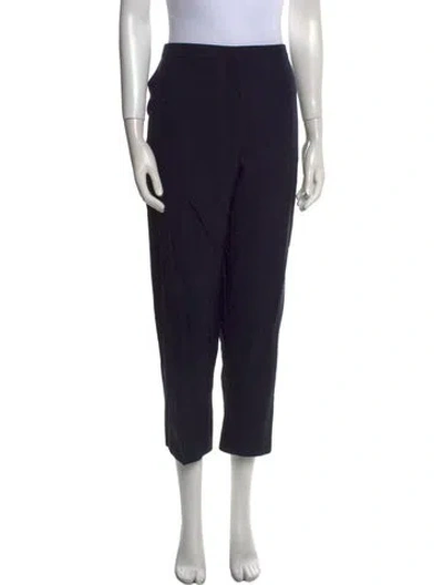 Pre-owned Schiaparelli 2021 Straight Leg Pants In Blue