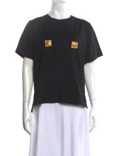 Pre-owned Schiaparelli 2022 Crew Neck T-shirt In Black