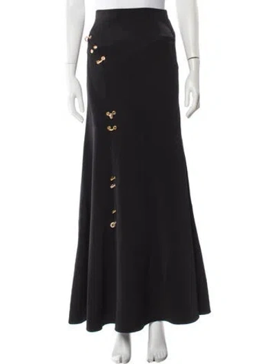 Pre-owned Schiaparelli 2022 Long Skirt In Black