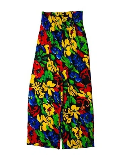 Pre-owned Schiaparelli 2022 Wide Leg Pants In Black