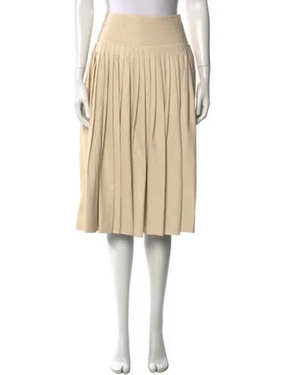 Pre-owned Schiaparelli 2023 Knee-length Skirt In Neutral