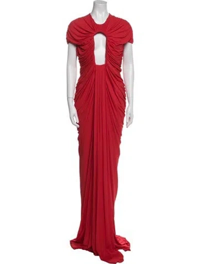 Pre-owned Schiaparelli 2023 Long Dress In Red