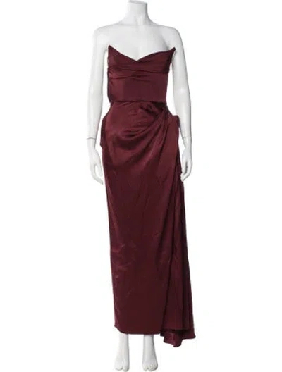Pre-owned Schiaparelli 2023 Long Dress In Red