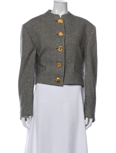 Pre-owned Schiaparelli 2023 Virgin Wool Evening Jacket In Multi