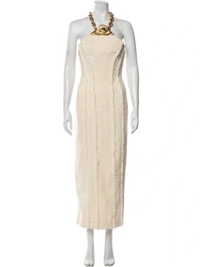 Pre-owned Schiaparelli 2024 Long Dress In Neutral