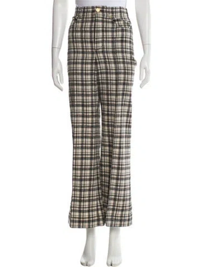 Pre-owned Schiaparelli 2024 Wide Leg Pants In Neutral