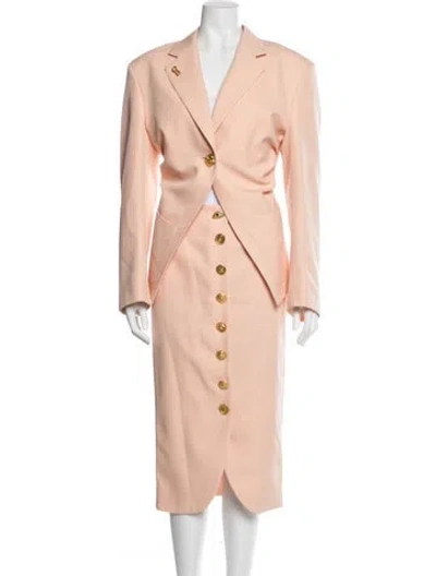 Pre-owned Schiaparelli 2024 Wool Skirt Suit In Pink
