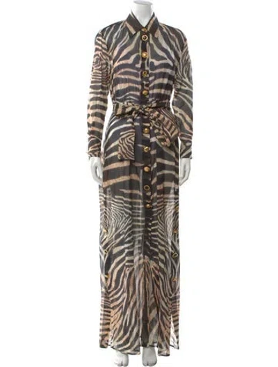 Pre-owned Schiaparelli 2025 Long Dress In Neutral