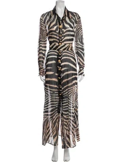 Pre-owned Schiaparelli 2025 Long Dress In Neutral
