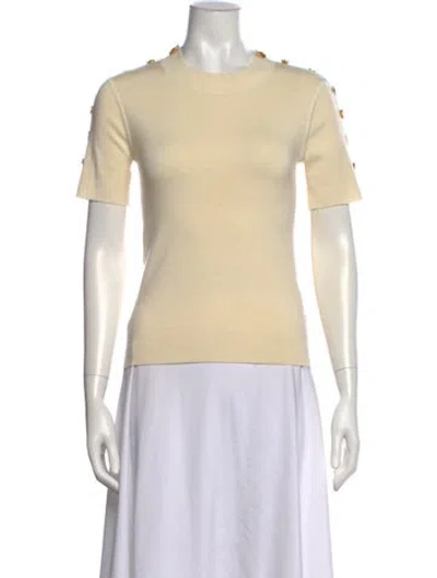 Pre-owned Schiaparelli 2026 Cashmere Sweater In Neutrals