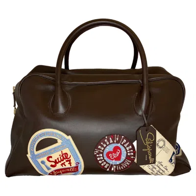 Pre-owned Schiaparelli 48h Travel Bag In Black