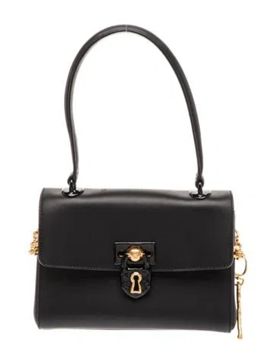 Pre-owned Schiaparelli Chain-link Shoulder Bag In Black