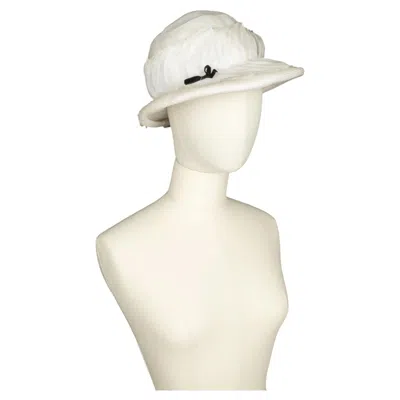 Pre-owned Schiaparelli Cloche Hat By Elsa  1950's In Sand
