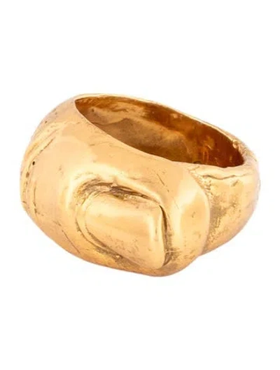 Pre-owned Schiaparelli Finger Band Ring In Multicolor