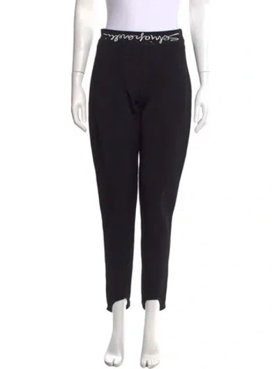 Pre-owned Schiaparelli Pants In Black