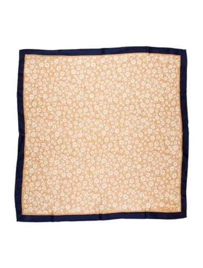 Pre-owned Schiaparelli Printed Scarf In Neutral