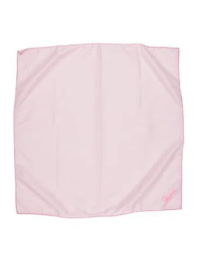 Pre-owned Schiaparelli Printed Scarf In Pink