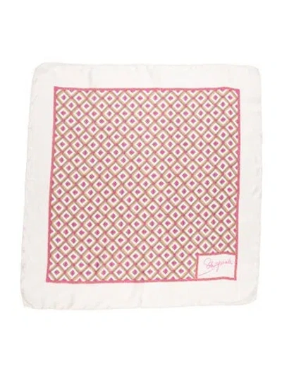 Pre-owned Schiaparelli Printed Shawl In Neutrals