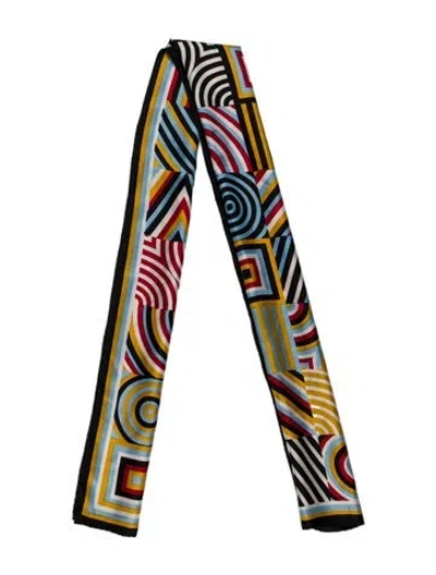 Pre-owned Schiaparelli Silk Printed Scarf