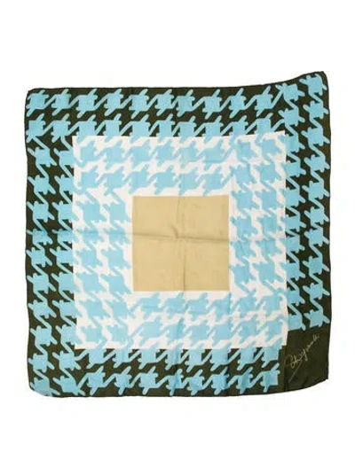 Pre-owned Schiaparelli Silk Printed Scarf In Multi