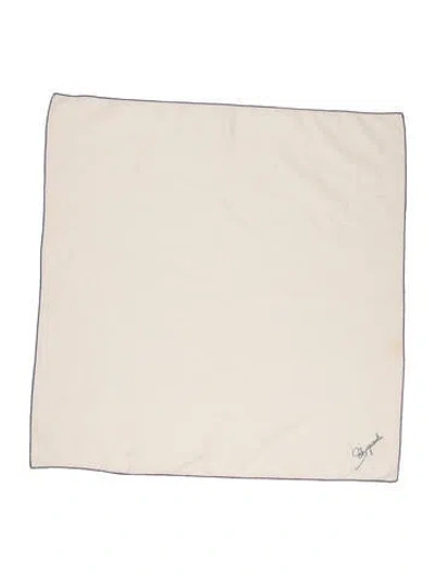 Pre-owned Schiaparelli Silk Scarf In Neutral