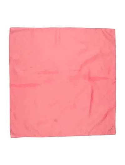 Pre-owned Schiaparelli Silk Scarf In Pink