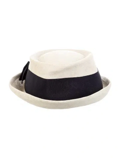 Pre-owned Schiaparelli Straw Hat In Neutral
