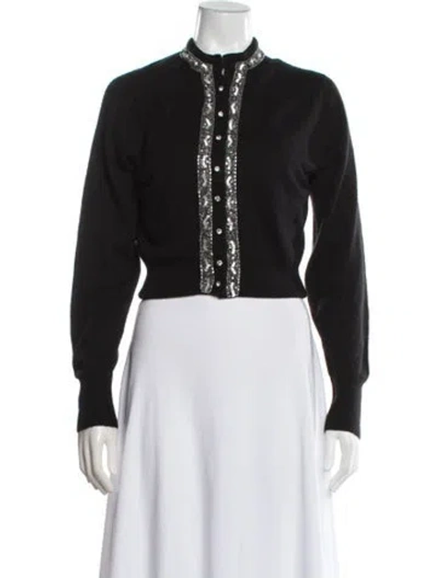 Pre-owned Schiaparelli Vintage 1950's Sweater In Black