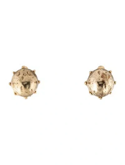 Pre-owned Schiaparelli Vintage Clip-on Drop Earrings In Multicolor