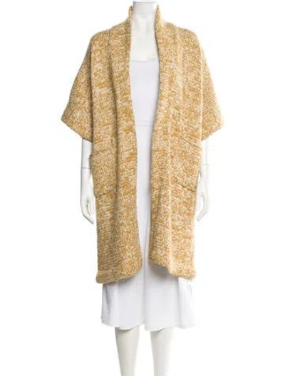 Pre-owned Schiaparelli Vintage Late 1950's - Early 1960's Coat In Gold