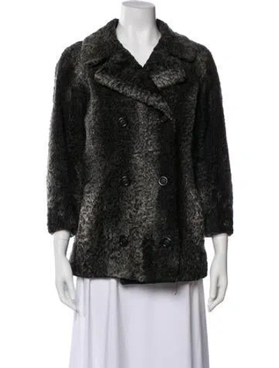 Pre-owned Schiaparelli Vintage Late 1950's - Early 1960's Faux Fur Jacket In Multi