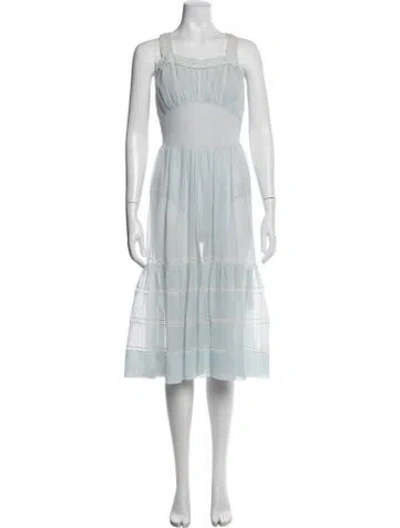 Pre-owned Schiaparelli Vintage Late 1950's - Early 1960's Nightgown In Blue
