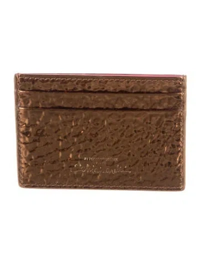 Pre-owned Schiaparelli Wallet In Gold