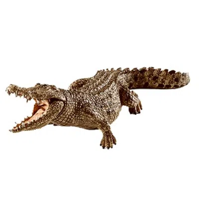 Schleich 14736 Crocodile Figurine Green & Pink