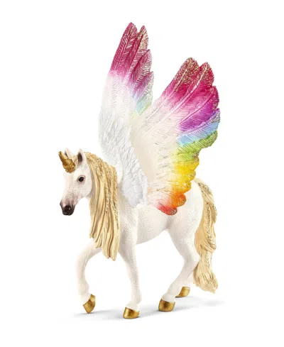 Schleich Kids' Bayala Winged Rainbow Unicorn Figurine In Multi