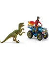 Schleich Dinosaurs Quad Escape From Velociraptor Playset In Multi