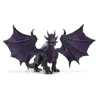 Schleich Eldrador Shadow Dragon Figurine Black & Purple - Pack Of 2